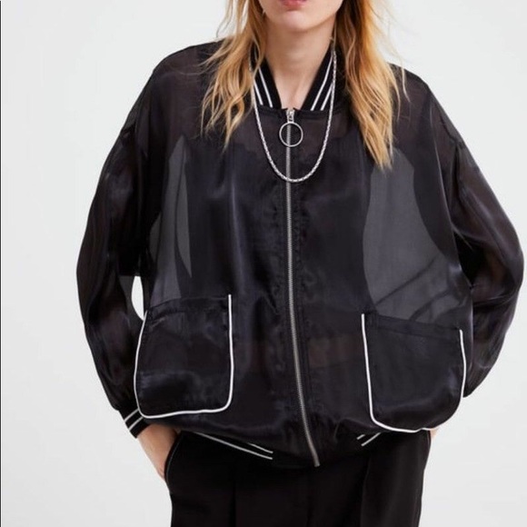 Zara Basic Athleisure Jacket - Picture 1 of 3